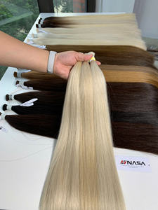 Extensions de cheveux en vrac de qualité supérieure, 100 grammes, super double trame, lisses, 30 pouces, texture lisse vietnamienne, prix de gros - Product Image 4