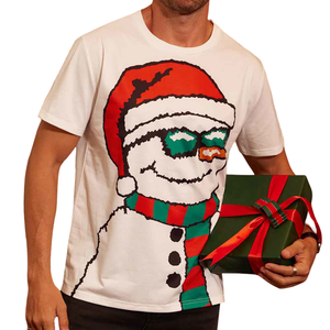 Nouveau T-shirt décontracté pour hommes Produit personnalisé de haute qualité T-shirts pour hommes en tissu extensible à col rond - Product Image 3