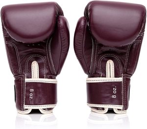 Guantes de boxeo de cuero profesional, Logo personalizado - Product Image 3