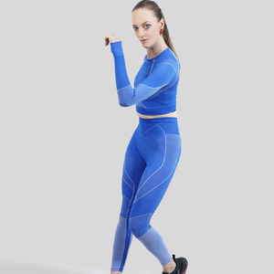Women's <b>Seamless</b> <b>High</b>-<b>Waisted</b> Yoga Pants Butt Lifting Sports <b>Leggings</b> Plus Size Casual Style Wholesale for Winter Sports - Product Image 3