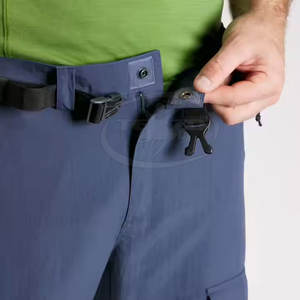 Pantalon de randonnée d'été décontracté taille mi-haute, coupe droite, grande taille, respirant et léger, avec braguette boutonnée – Nouveauté, vente directe usine - Product Image 4