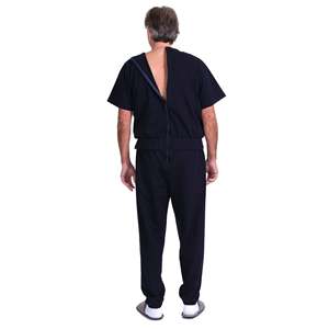 Bacio Ferrucci Comfort Gray XS Combinaison de nuit adaptative à manches courtes, pyjama, sous-couches médicales jetables - Product Image 5