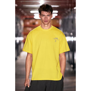 GRIMELANGE MANOIR เสื้อยืดผ้าฝ้ายออร์แกนิกพิมพ์ลายสำหรับผู้ชายสวมใส่สบาย - Product Image 1