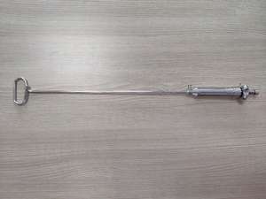 Ensemble d'instruments de poussoir à nœuds laparoscopique manuel avec embouts interchangeables, forceps chirurgicaux en acier inoxydable, norme de sécurité MOL - Product Image 2