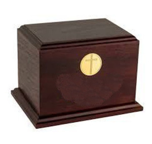 Venta caliente estilo americano hecho a mano de madera urnas de cremación moderno funerario urnas decorativas para hombre mujer a bajo precio - Product Image 1