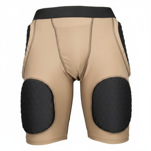 Pantalones Cortos de Compresión Acolchados Verde Bosque, Ropa Interior de Compresión, Entrenamiento de Portero de Fútbol, Equipo de Protección Anti Impactos - Product Image 6