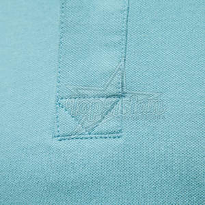 Hombres 100% algodón con cuello para Polo transpirable manga corta Etiqueta Privada compatible con fábrica personalizable sólido tejido OEM - Product Image 4