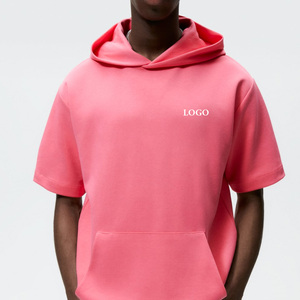 High Quality Stylish Men's Hoodie <b>Thick</b> <b>Fleece</b> Pullover 100% Cotton Custom Logo Winter Casual Wear Comfortable Streetwear 2026 - Product Image 2