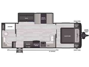 RUSH 2026 Keystone H-i-d-e-o-u-t S-p-o-r-t 244R-B - Product Image 3