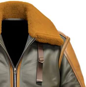 Chaleco de Cuero para Hombre Inland Industries, Tela de Lona Transpirable, Ropa Exterior Informal de Invierno, Cuello en V, Un Solo Botón, Talla Grande, 260g - Product Image 3