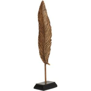 Décoration d'intérieur élégante, sculpture abstraite en résine d'ondes océaniques dorées, pour le salon, le bureau, l'étagère, le dessus de table, cadeau artistique de luxe - Product Image 5