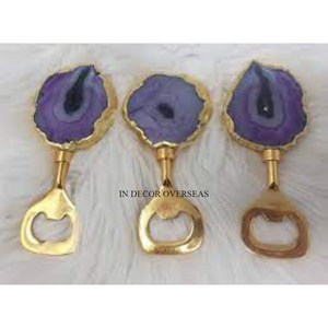 Abridor de botellas de metal resistente chapado en oro de alta calidad de aspecto elegante con asas de aspecto atractivo de diseñador elegante único - Product Image 4