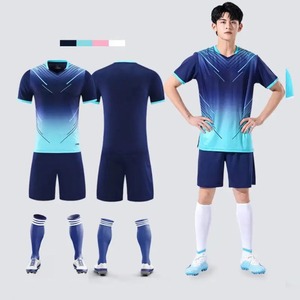 Conjunto de uniforme de fútbol tailandés para hombre, Jersey personalizado de calidad, ropa de fútbol, novedad - Product Image 3
