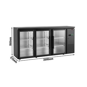 Enfriador de Barra Comercial ECO de 2000 mm con 3 Puertas de Vidrio e Iluminación LED RGB - Product Image 2