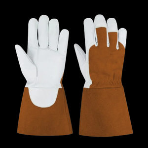 ถุงมือช่างเชื่อม TIG ถุงมือหนังกันความร้อนและเปลวไฟสำหรับงานเชื่อมทิกและความปลอดภัยในอุตสาหกรรม - Product Image 4