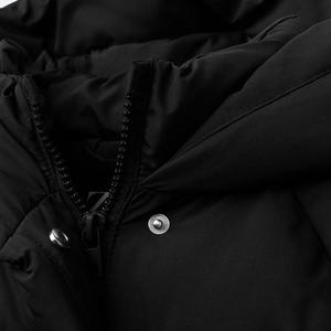 แจ็กเก็ตขนเป็ดมีฮู้ดคอปกสูงและแขนยาวซิปปิดมีกระเป๋าด้านข้าง/2026วัสดุที่สามารถปรับได้และระบายอากาศได้ - Product Image 5