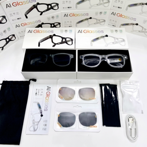 แว่นตาอัจฉริยะ Ai Glasses G2 Wi-Fi พร้อมกล้องบันทึกเสียง แปลภาษาแบบเรียลไทม์ แว่นกันแดด หูฟังแบบสวมใส่ได้ - Product Image 6