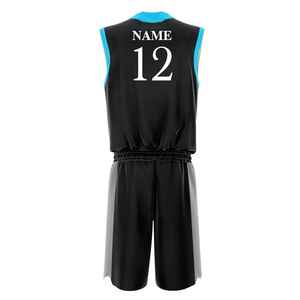 Uniforme de basket-ball personnalisé en tissu respirant à séchage rapide avec impression de logo d'équipe personnalisé Service de vêtements de sport OEM - Product Image 3