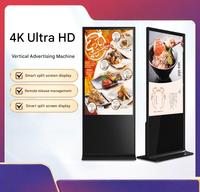 Écran d'affichage LED de haute qualité, écran numérique portable ultra fin pour publicité vidéo en intérieur, écran miroir couleur pleine