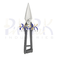 Cisaille industrielle robuste en acier inoxydable avec poignées noires, 228 mm (9 po), pour la fabrication de bijoux DIY et la découpe de tôle
