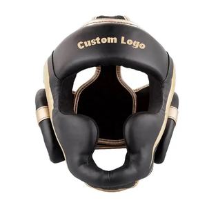 Adulto-Profesional Personalizable Embalaje Transpirable Full-Face Boxing Head Guard Protección Cuero PU Material Durable-Headgears - Product Image 2