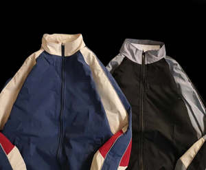 Chaqueta Cortavientos Impermeable con Capucha, Fabricante Pakistaní, MOQ Bajo, Color Personalizado, Chaqueta de Softbol Industrial en Oferta - Product Image 2