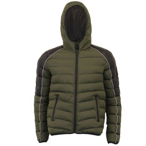 Estilo personalizado hombres niños pequeños reversible resistente al agua empacable brillante con capucha Puffer Coat hombre burbuja chaqueta aislada Club Coat - Product Image 4