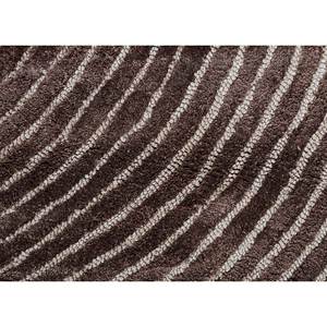 พรมวิสโคสทอมือสีเบจและสีน้ำตาลลายนามธรรม พรมขนฟูสำหรับห้องนั่งเล่นและทางเดินในบ้าน รุ่น TR-14711 - Product Image 3