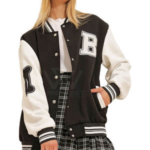 Offre Spéciale coupe-vent pour femmes Letterman Jacket Casual Wear Made In Pakistan Durable Women Letterman Jacket - Product Image 1