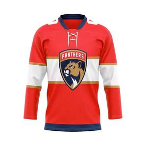 Nouveaux maillots de hockey sur glace à impression par sublimation avec conception de logo personnalisé maillot de meilleure qualité en gros - Product Image 6