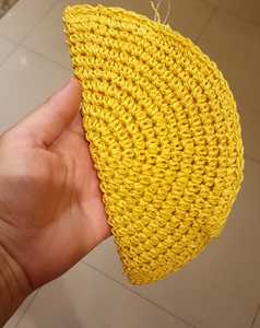 Sac à main en crochet d'été personnalisable de style bohème vintage sac de plage en paille noire en raphia en forme d'éventail coloré pour femmes - Product Image 6