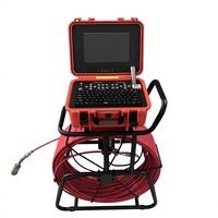 Cámara de Inspección de Alcantarillado con Pantalla HD de 10.1 Pulgadas, Impermeable IP68, con Contador de Metros y DVR