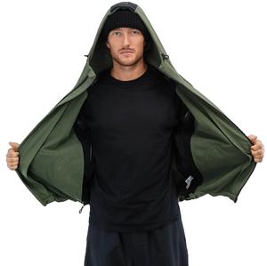 Veste coupe-vent Softshell nouvelle arrivée 2026, résistante à l'eau, respirante, légère, chaude, pour le sport, coupe-vent - Product Image 5