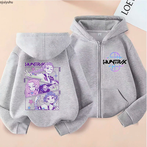 Sudadera con Capucha Divertida de K-pop Demon Hunters para Niños, Top Informal con Talla XXS, Sudadera con Capucha de Patrón Sólido para Niño o Niña - Product Image 4