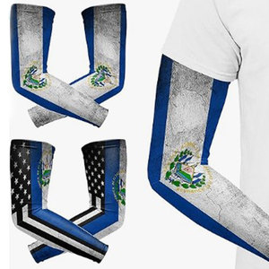 Manchons de compression personnalisés avec logo pour le sport, protection solaire, séchage rapide, respirants, unisexes, pour cyclisme, baseball, basketball, protection UV - Product Image 5