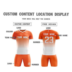 Ensemble de maillot de football pour hommes conçu pour les matchs de compétition, les séances d'entraînement, respirant, confortable, mouvement flexible et durable - Product Image 3