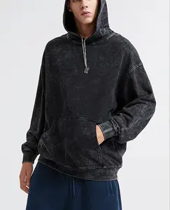 เสื้อฮู้ดสำหรับผู้ชายผ้าซักกรดมาใหม่ - Product Image 3