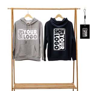 Automne 350gsm Terry 10.5oz haute qualité 80% coton 15% Polyester sweats à capuche hommes pull en vrac sweats à capuche surdimensionnés - Product Image 1