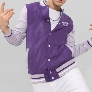 Chaqueta con letras de invierno para hombre de gran oferta hecha a medida con logotipo Tela de lana de alta calidad de longitud larga - Product Image 4