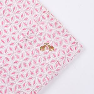 Nuevo Conjunto/Ropa de Mujer 100% Algodón, Tejido Suave, Ligero, Estampado Floral Rosa, Estampado a Mano para Almohadas - Product Image 5