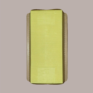 Moldes Desechables Amarillos de Papel para Hornear, Forma Rectangular de 84x170H50mm para Pastel de Plumas de 200gr, Herramienta Fácil para Postres y Pasteles, 20 Unidades - Product Image 1