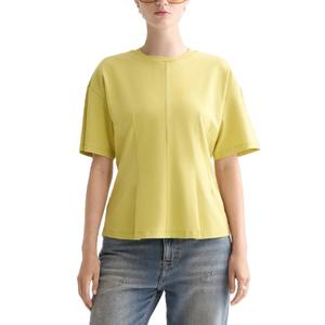 Camiseta Corta Holgada de Verano de Algodón 100% Personalizada al por Mayor, Camiseta Corta de Diseño Recortado para Mujer - Product Image 1