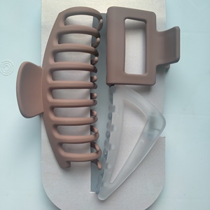 Juego de pinzas de plástico para el pelo, pinza para el pelo de color té de la leche, horquilla para el pelo, accesorios para el cabello con lazo de mariposa, cinta de flores, diadema - Product Image 2