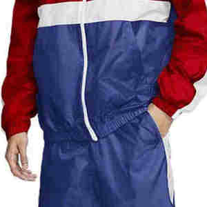 Nouveau modèle Survêtement coupe-vent personnalisé en nylon Deux pièces en polyester avec fermeture éclair pour homme Survêtement coupe-vent pour homme - Product Image 6