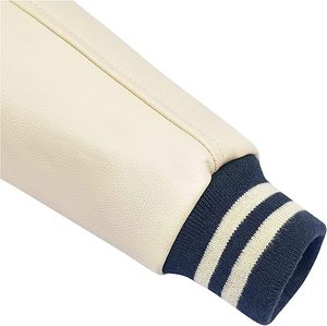 OEM y ODM Colegio al por mayor en blanco logotipo personalizado chaquetas Chicago College Baseballjacket para los hombres - Product Image 6