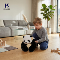 Coussin de sommeil en peluche réaliste et doux en coton PP brodé, motif panda ou koala, pour enfants de tous âges