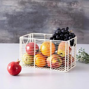 Contemporary Metal Fruit <b>Basket</b> With Durable Frame For Dining Table <b>Display</b> Kitchen Decor And Storage Solution - Product Image 4