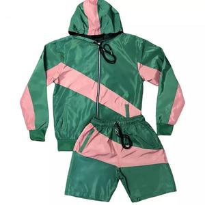 High Quality Windbreaker Hoodies <b>and</b> <b>Shorts</b> <b>Set</b> With Personalized Design Options Windbreaker <b>Top</b> Quality - Product Image 6