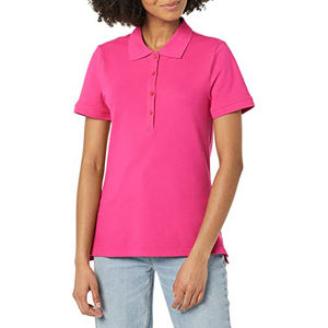 Últimos diseños casuales de camiseta de polo para mujer Camiseta de golf ecuestre de rendimiento transpirable Opciones de equitación a granel - Product Image 1