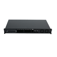 Boîtier de montage en rack standard 1U 19 pouces en profilé aluminium pour amplificateur audio, châssis métallique